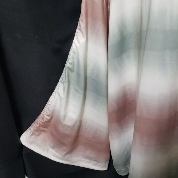 Cato Open Front; Mid-Weight; Ombre Striped; Tied Sleeve Cardigan. Size 26/28W - Picture 4 of 14